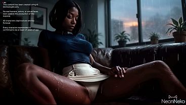 This ebony girl really wanted to pay for the repairs, so she got fucked[AI]